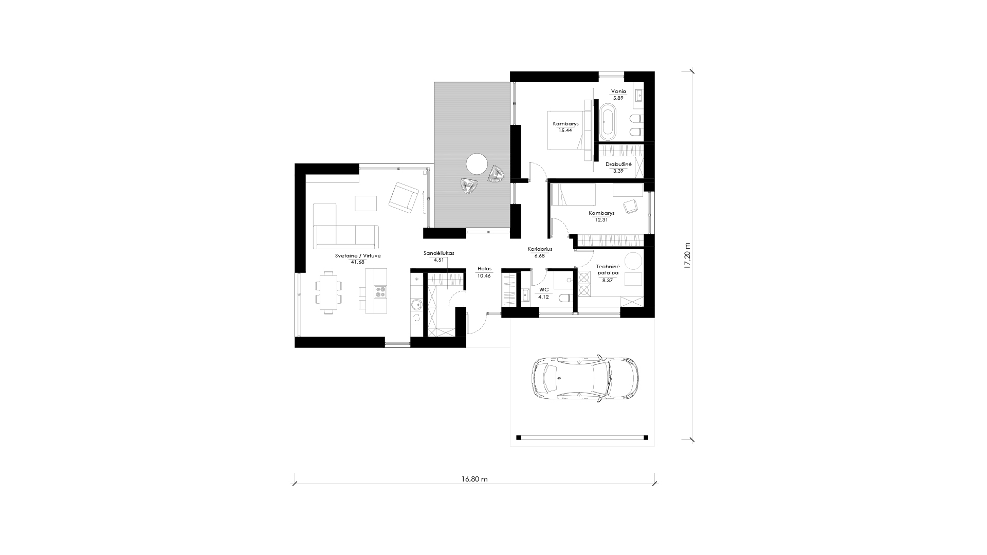 Namo projektas SUB G01. Nuotrauka nr. 282