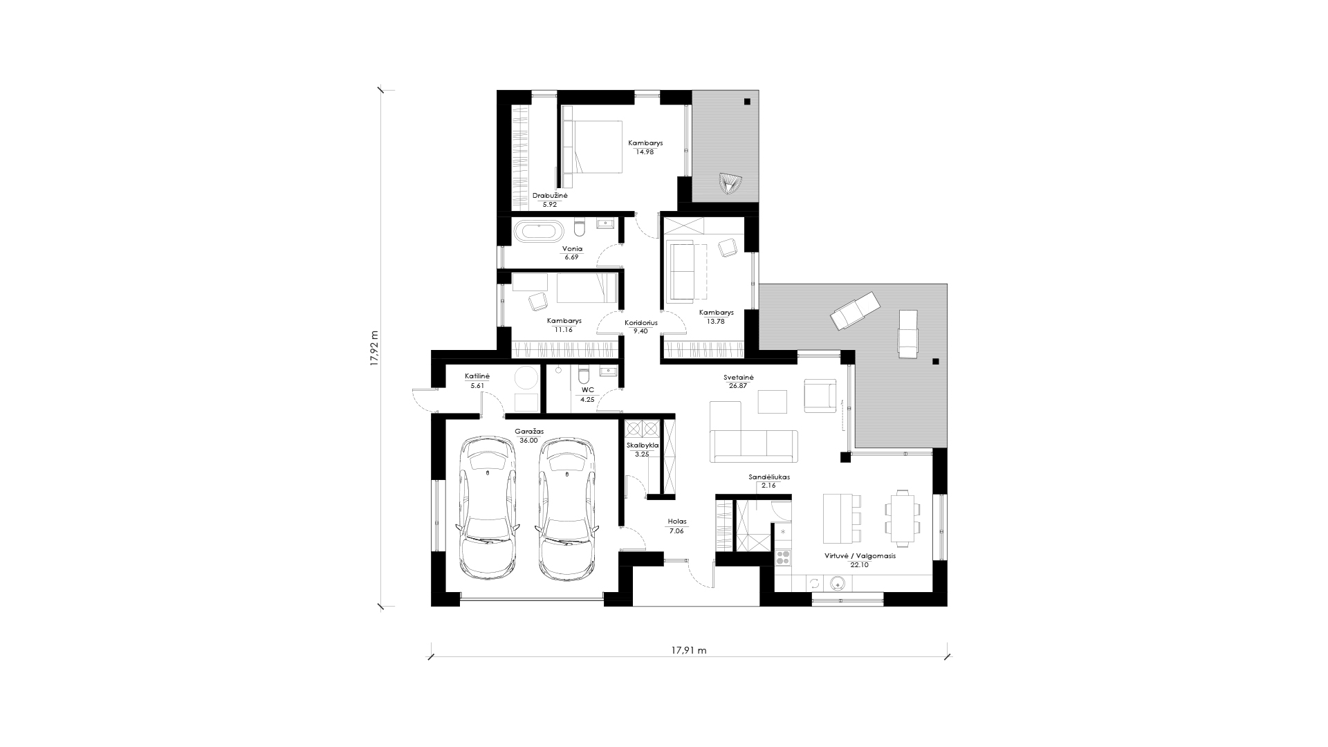 Namo projektas SUB G02. Nuotrauka nr. 283