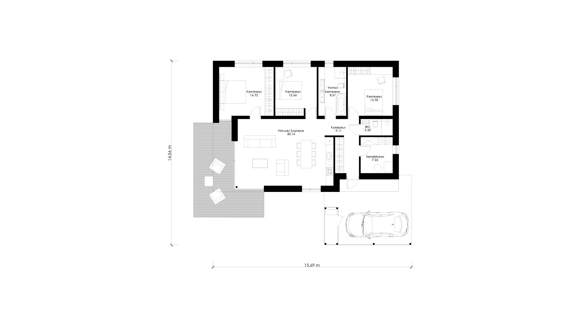 Namo projektas SUB A01. Nuotrauka nr. 760
