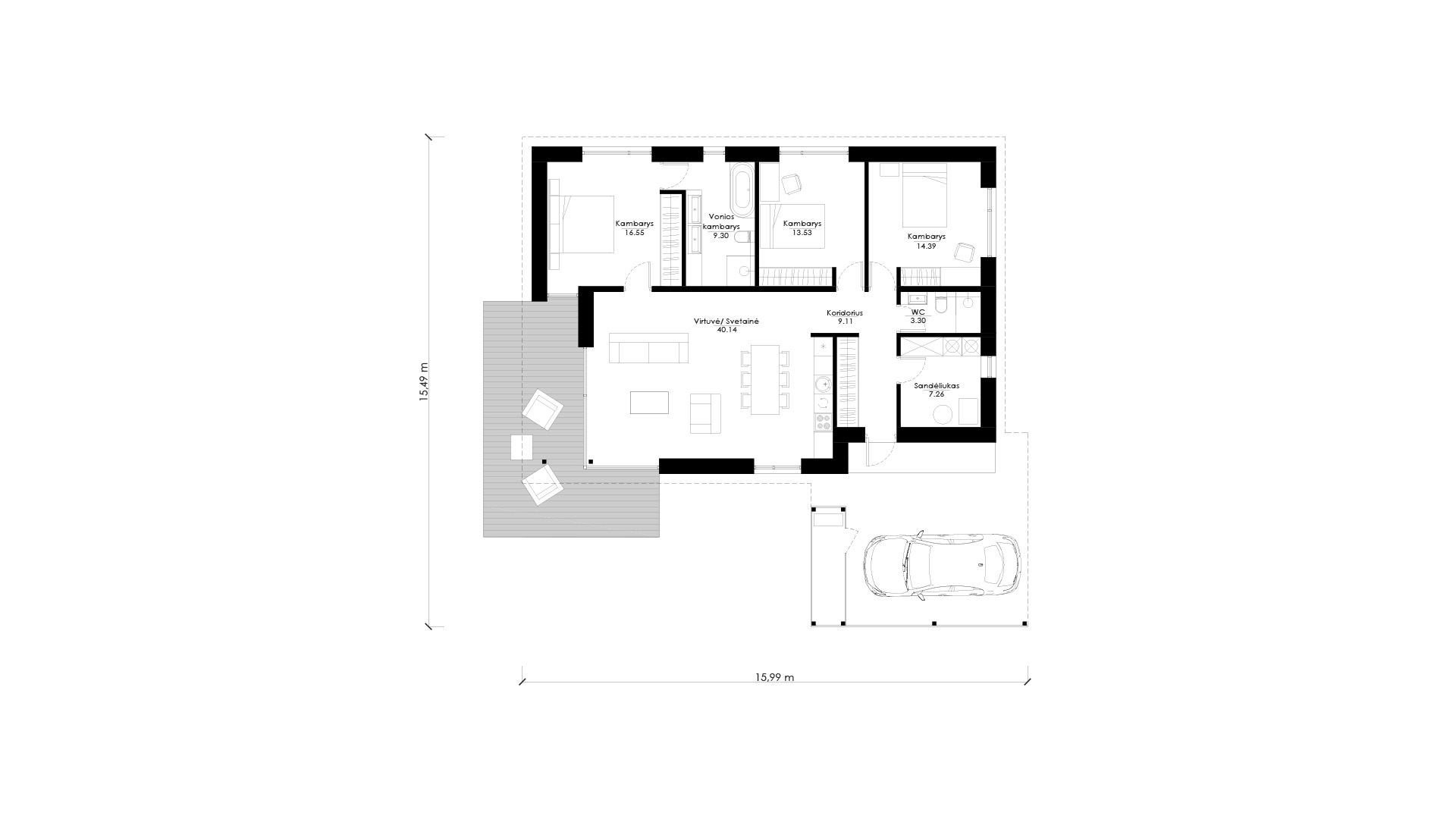 Namo projektas SUB A02. Nuotrauka nr. 761